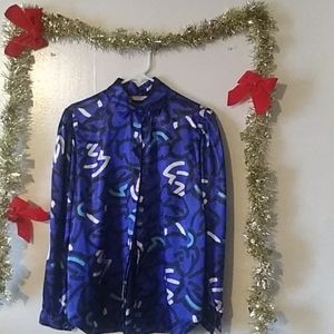 🎉Vintage polyester blouse🎉